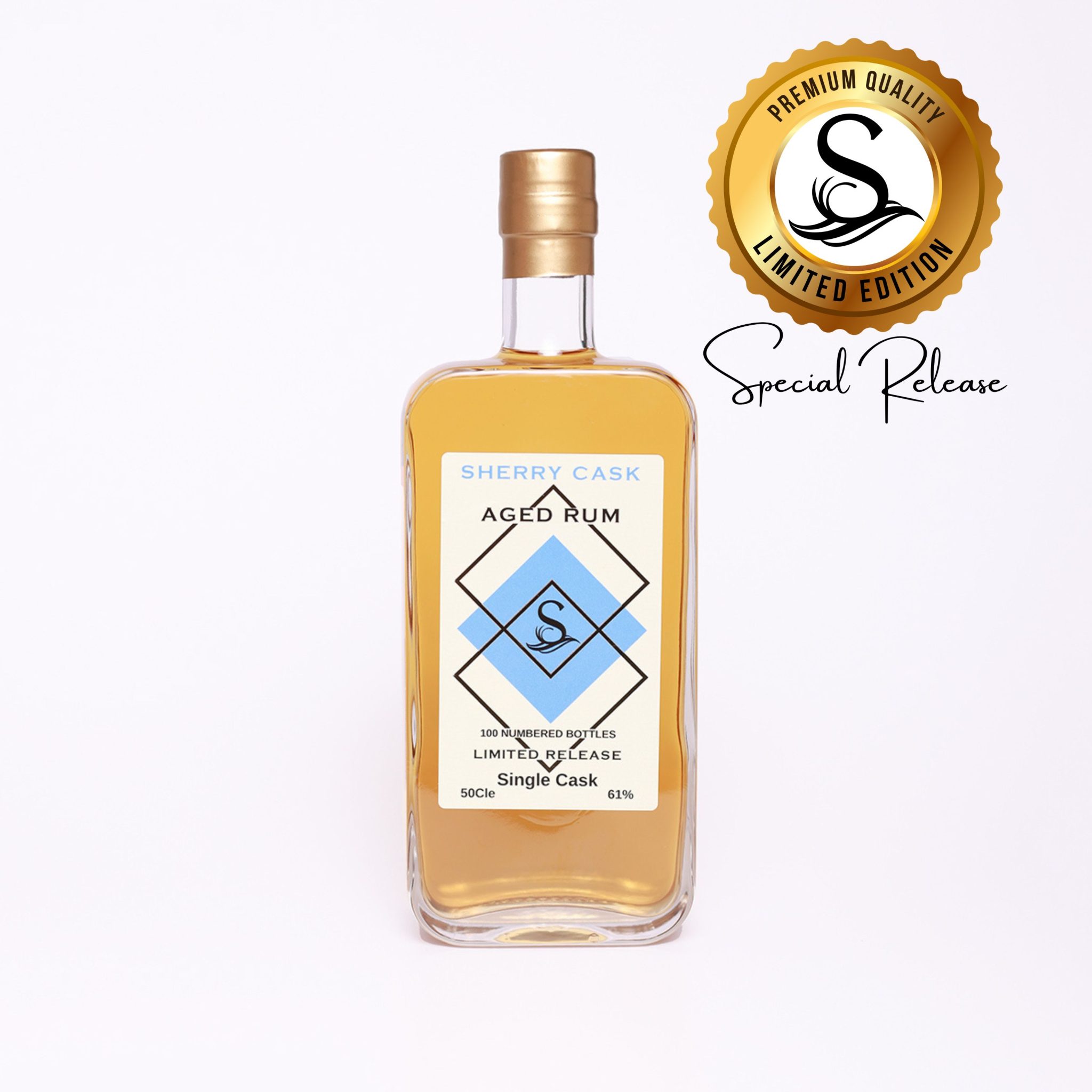 Solway Spirits - Sherry Cask Aged Rum - 50cle - 61%