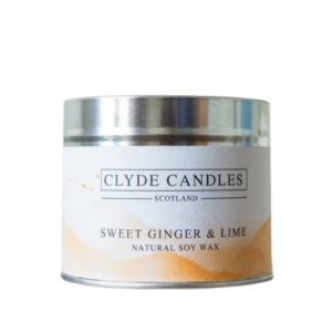 Clyde Luxury Soy Candle - Fragrance of Sweet Ginger & Lime